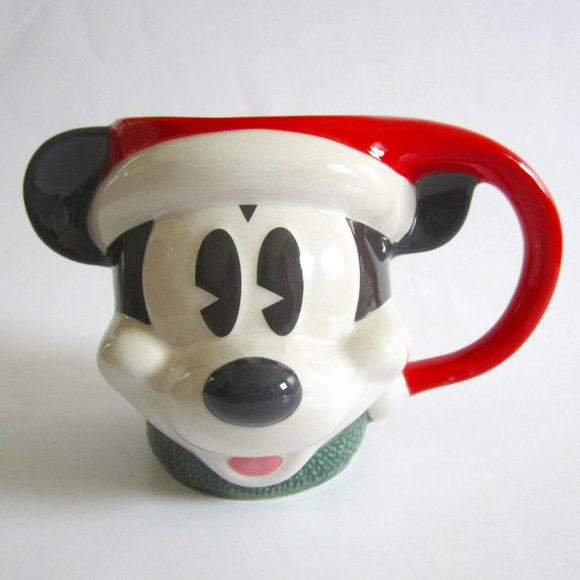 Disney Other - Disney Mickey Mouse Santa Christmas Mug Cup